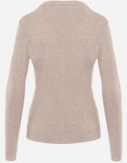 j&x Pulover clasic cu bumbac Ilves Bej închis