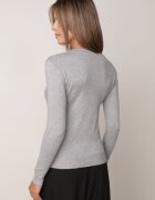 j&x Pulover clasic cu bumbac Ilves Gri