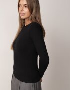 j&x Pulover clasic cu bumbac Ilves Negru