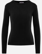 j&x Pulover clasic cu bumbac Ilves Negru