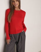 j&x Pulover clasic cu bumbac Ilves Roșu