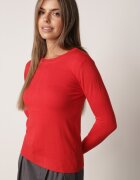 j&x Pulover clasic cu bumbac Ilves Roșu