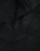 j&x Pulover clasic cu guler polo din tricot moale cu lână Montis Negru