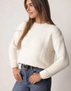 j&x Pulover clasic din șenil pentru iarnă cu lână Navielle Bej deschis