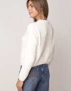 j&x Pulover clasic din șenil pentru iarnă cu lână Navielle Bej deschis