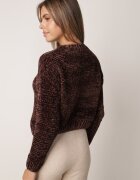 j&x Pulover clasic din șenil pentru iarnă cu lână Navielle Maro