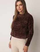 j&x Pulover clasic din șenil pentru iarnă cu lână Navielle Maro