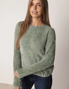 j&x Pulover clasic din șenil pentru iarnă cu lână Navielle Verde închis