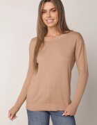 j&x Pulover cu croială clasică Elegis Bej