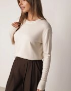j&x Pulover cu croială clasică Elegis Bej deschis