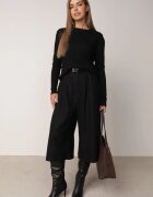 j&x Pulover cu croială clasică Elegis Negru