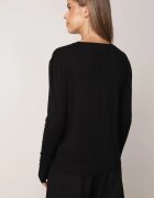 j&x Pulover cu croială clasică Elegis Negru