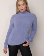 j&x Pulover cu lână cu guler înalt Seollio Albastru
