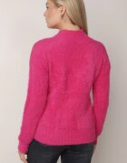 j&x Pulover cu lână cu guler înalt Seollio Fucsia