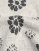 j&x Pulover din lână de iarnă cu motiv floral Unika Bej deschis