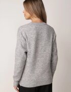 j&x Pulover elegant cu lână decorat cu paiete Querrida Gri