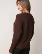 j&x Pulover elegant cu lână decorat cu paiete Querrida Maro