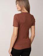 j&x Pulover elegant din viscoză cu croială de bluză cu mânecă scurtă Euim Maro