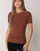 j&x Pulover elegant din viscoză cu croială de bluză cu mânecă scurtă Euim Maro