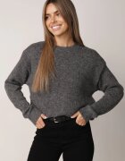 j&x Pulover lejer clasic cu lână Blebia Gri închis