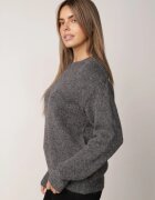 j&x Pulover lejer clasic cu lână Blebia Gri închis