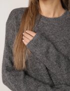 j&x Pulover lejer clasic cu lână Blebia Gri închis