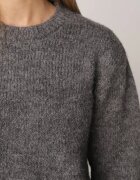 j&x Pulover melanj cu lână bumbac și manșetă largă Indirra Gri închis