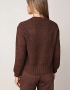 j&x Pulover melanj cu lână bumbac și manșetă largă Indirra Maro