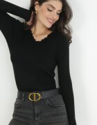 j&x Pulover Negru