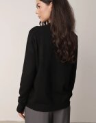 j&x Pulover Negru Casual cu Lână și Bumbac Nedalla