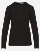 j&x Pulover Negru cu Lână în Stil Clasic Firrive