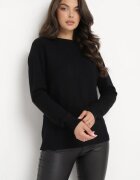 j&x Pulover Negru cu model torsadat Emaera