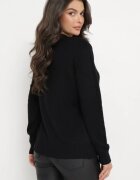 j&x Pulover Negru cu model torsadat Emaera