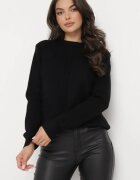 j&x Pulover Negru cu model torsadat Emaera