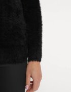 j&x Pulover negru de Lână cu Alpacă Ithei