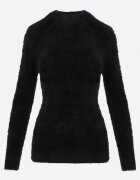 j&x Pulover negru de Lână cu Alpacă Ithei