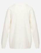 j&x Pulover oversize din lână și bumbac în stil minimalist Azrele Bej deschis