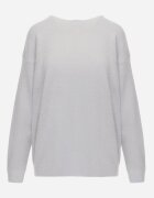 j&x Pulover oversize din lână și bumbac în stil minimalist Azrele Gri