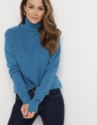 j&x Pulover pe gât Bleumarin