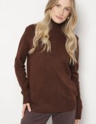 j&x Pulover pe gât Maro Casual cu Lână croială Dreaptă Reiselia