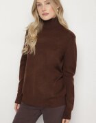j&x Pulover pe gât Maro Casual cu Lână croială Dreaptă Reiselia