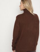 j&x Pulover pe gât Maro Casual cu Lână croială Dreaptă Reiselia