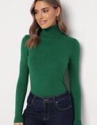 j&x Pulover pe gât Verde închis