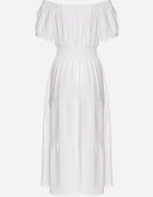 j&x Rochie Albă cu croi evazat cu decolteu barcă Miranea