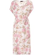 j&x Rochie Albă-Roz Endiore