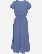 j&x Rochie Albastră cu croi evazat cu decolteu petrecut și elastic în talie Reiliana