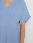 j&x Rochie Albastră din Bumbac cu Top Stil Liliac Filenia