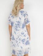 j&x Rochie Albastră din Bumbac Sebaestus