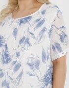 j&x Rochie Albastră din Bumbac Sebaestus