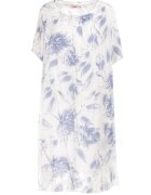 j&x Rochie Albastră din Bumbac Sebaestus